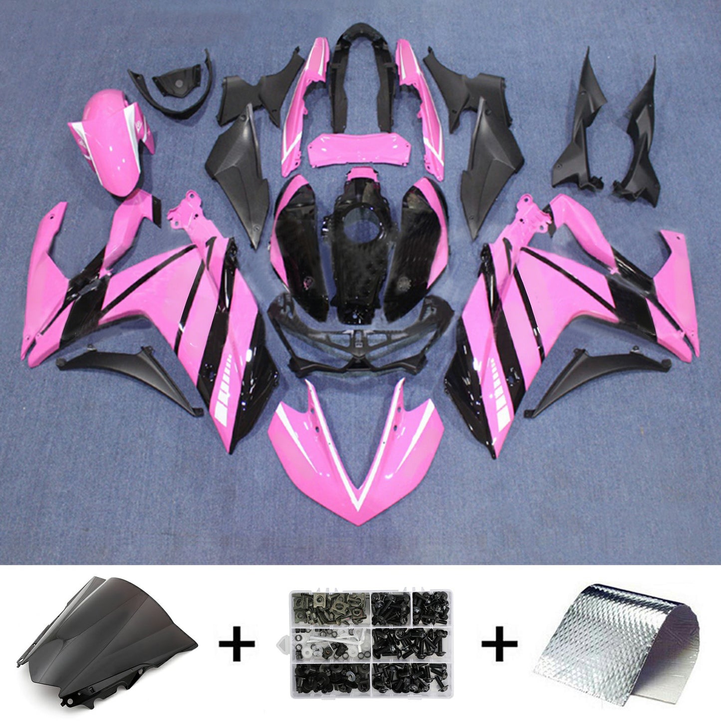 Amotopart Yamaha YZF-R3 2014-2018 R25 2015-2017 Kit carena Carrozzeria ABS