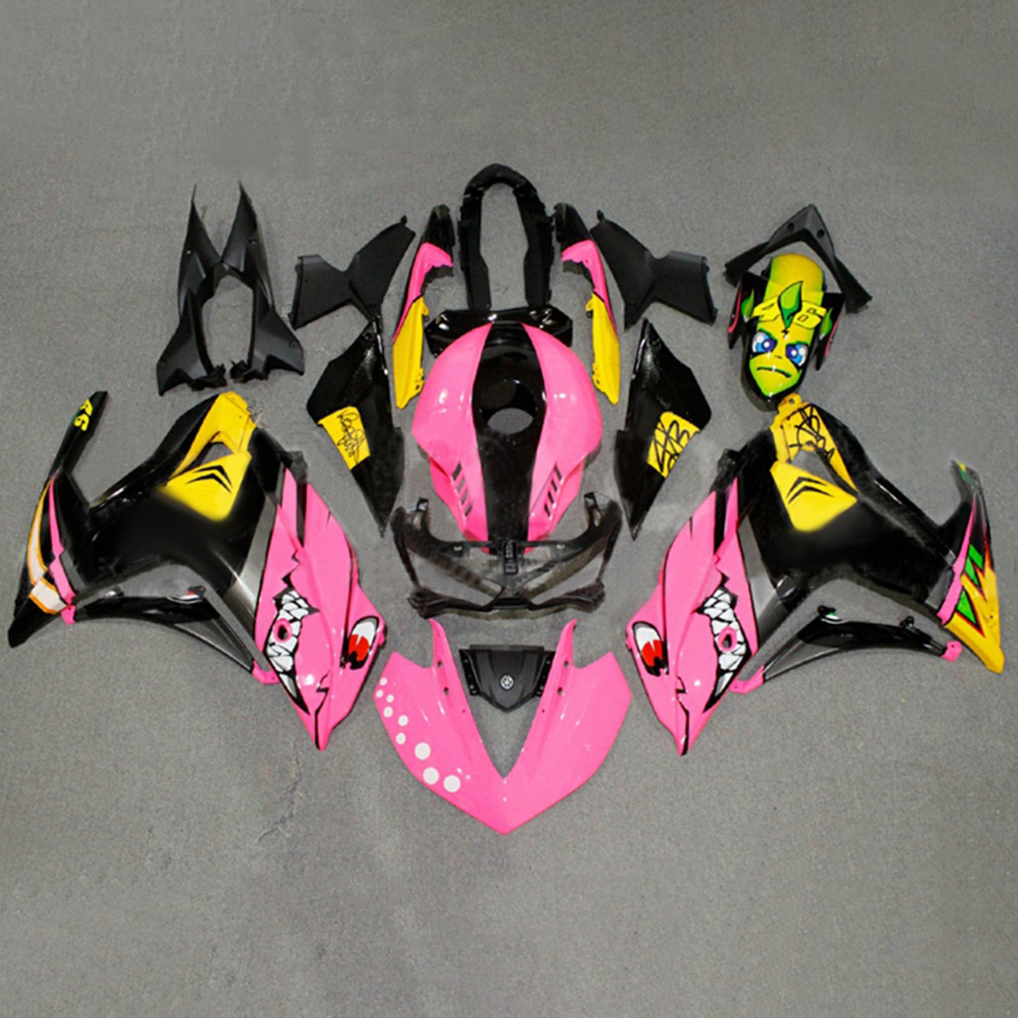 Amotopart Yamaha YZF-R3 2014-2018 R25 2015-2017 Kit carena Carrozzeria ABS
