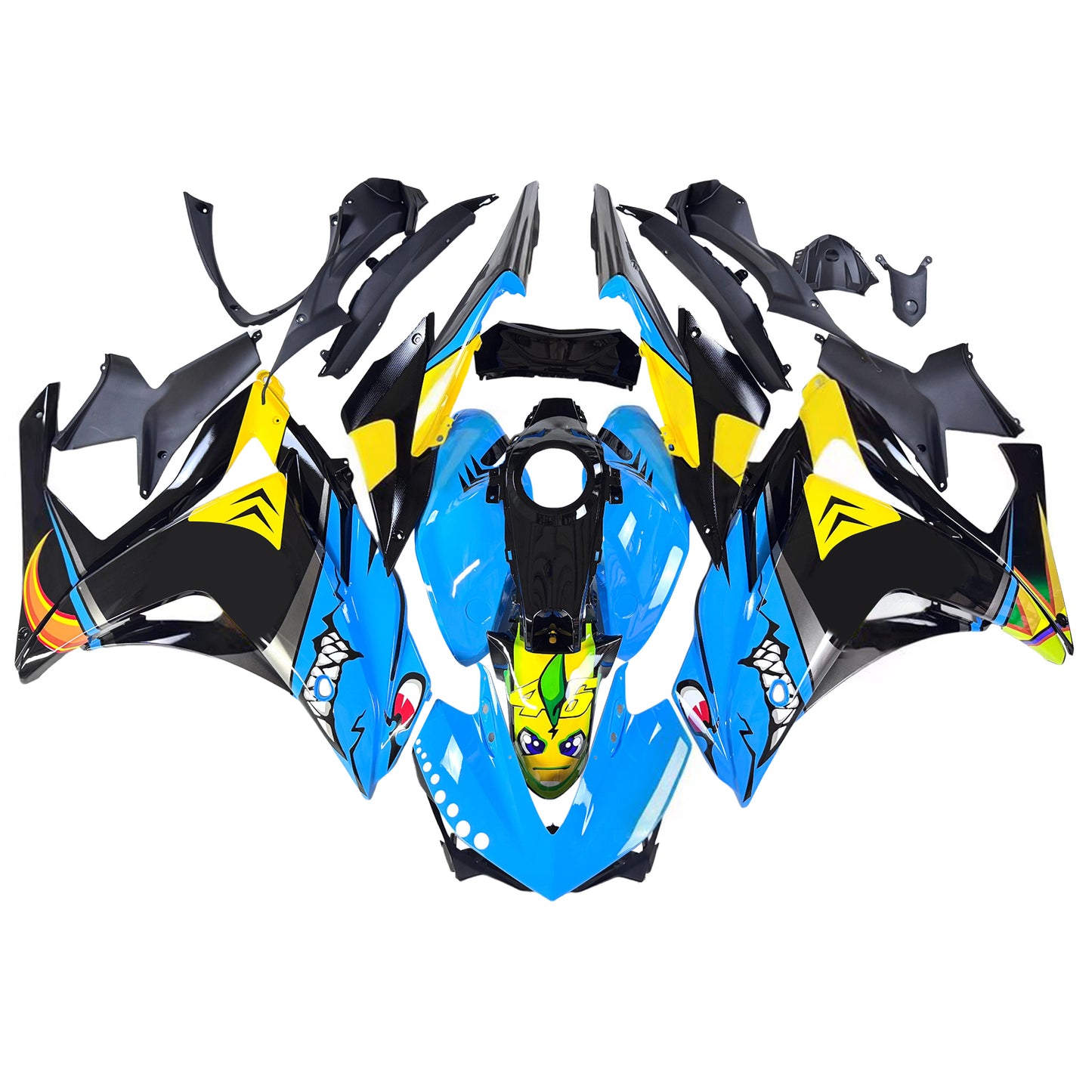 Amotopart Yamaha YZF-R3 2014-2018 R25 2015-2017 Kit carena Carrozzeria ABS