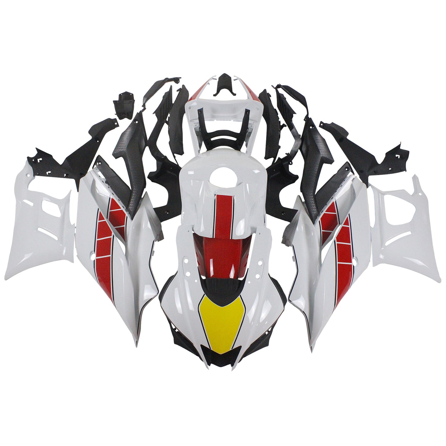 Amotopart Yamaha 2019-2021 YZF R3/YZF R25 WEI? ES Kit di rivestimento rosso