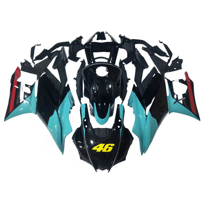 Amotopart Yamaha 2019-2021 YZF R3/YZF R25 Kit di paura blu nera