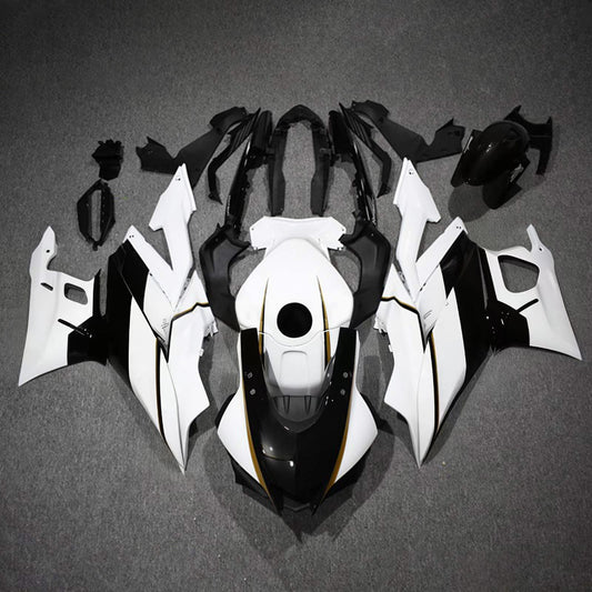Amotopart Yamaha 2019-2021 YZF R3/YZF R25 Kit di paura bianco nero