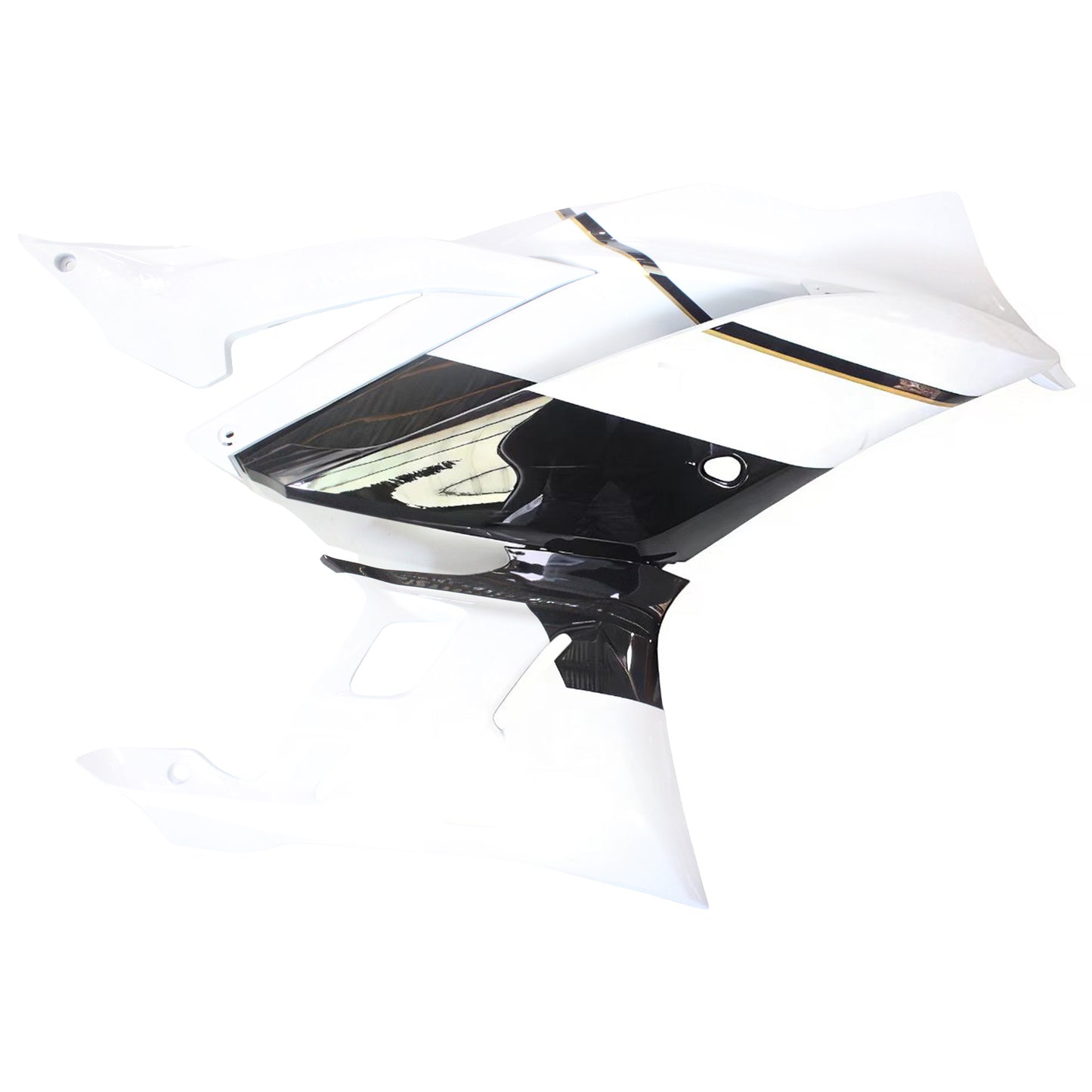 Amotopart Yamaha 2019-2021 YZF R3/YZF R25 Kit di paura bianco nero