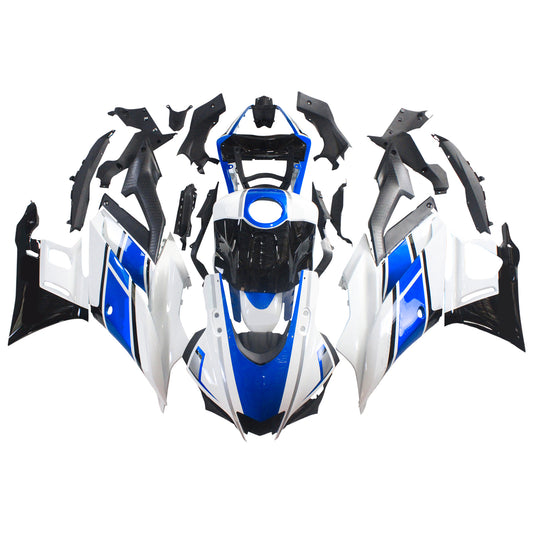 Amotopart Yamaha 2019-2021 YZF R3/YZF R25 Blue White Fearing Kit