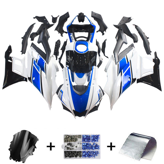 Amotopart Yamaha 2019-2021 YZF R3/YZF R25 Blue White Fearing Kit