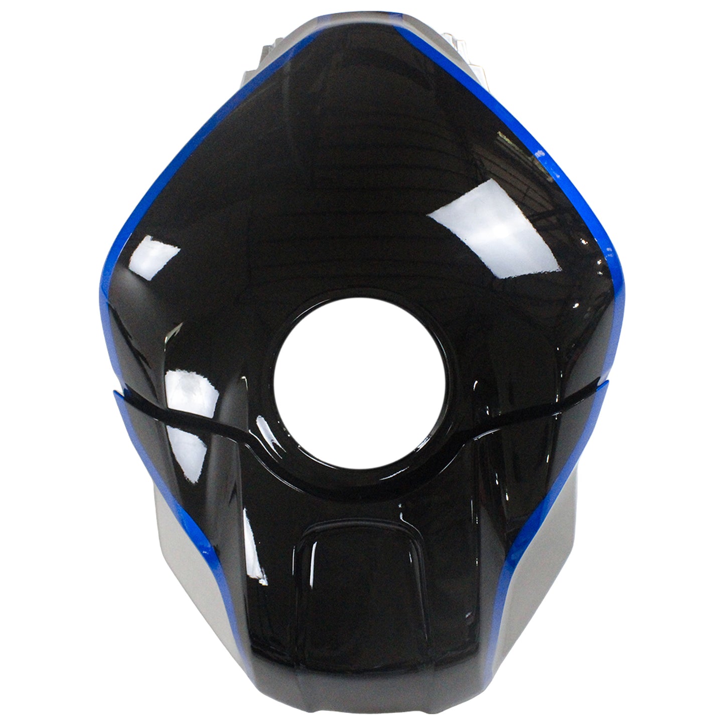 Amotopart Yamaha 2019-2021 YZF R3/YZF R25 Kit carenatura blu a fessura nera