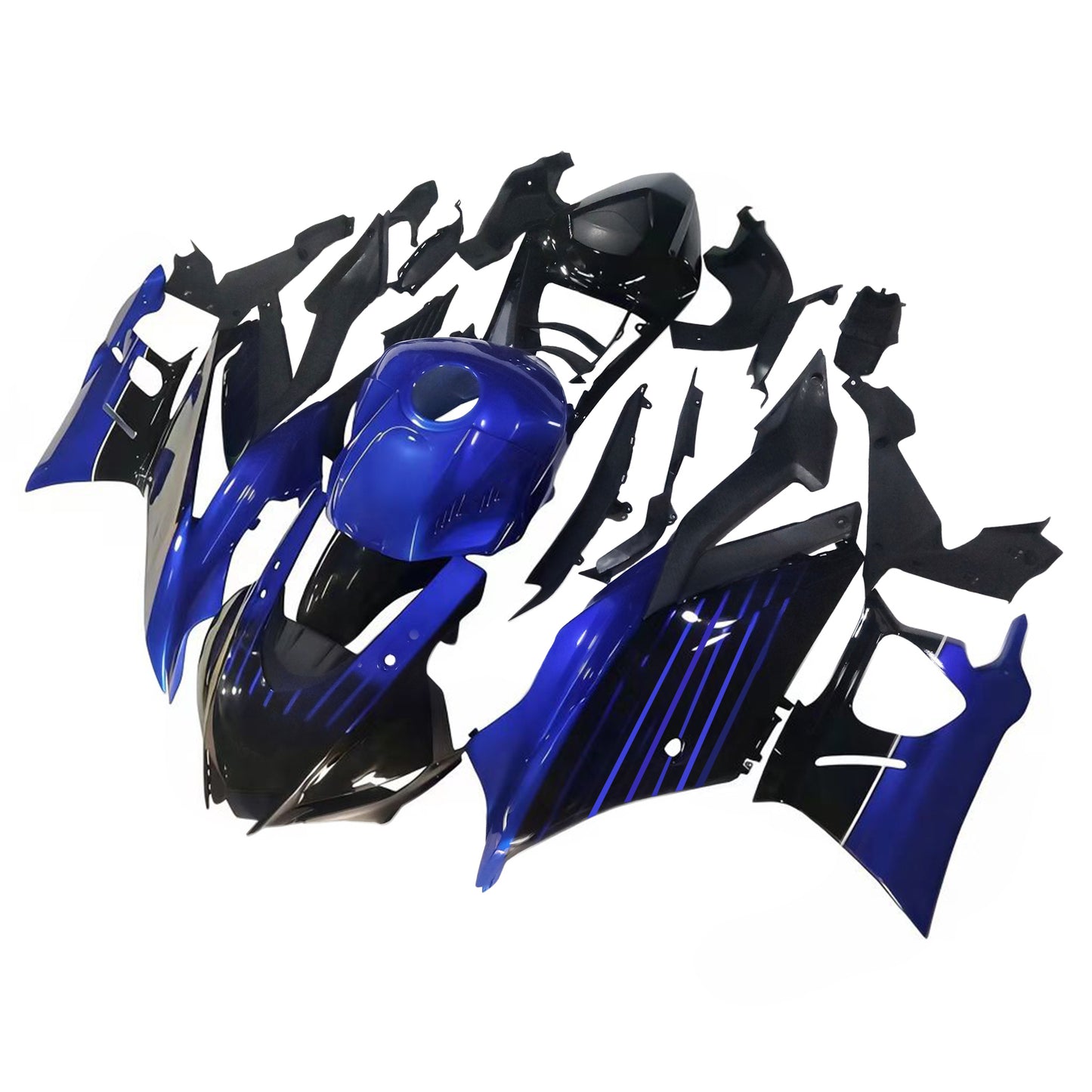 Kit carenatura iniezione Carrozzeria Plastica ABS adatta per Yamaha YZF-R3 R25 2019-2021 Generico