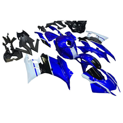 Amotopart Yamaha 2019-2021 YZF R3/YZF R25 kit di carenatura blu nera