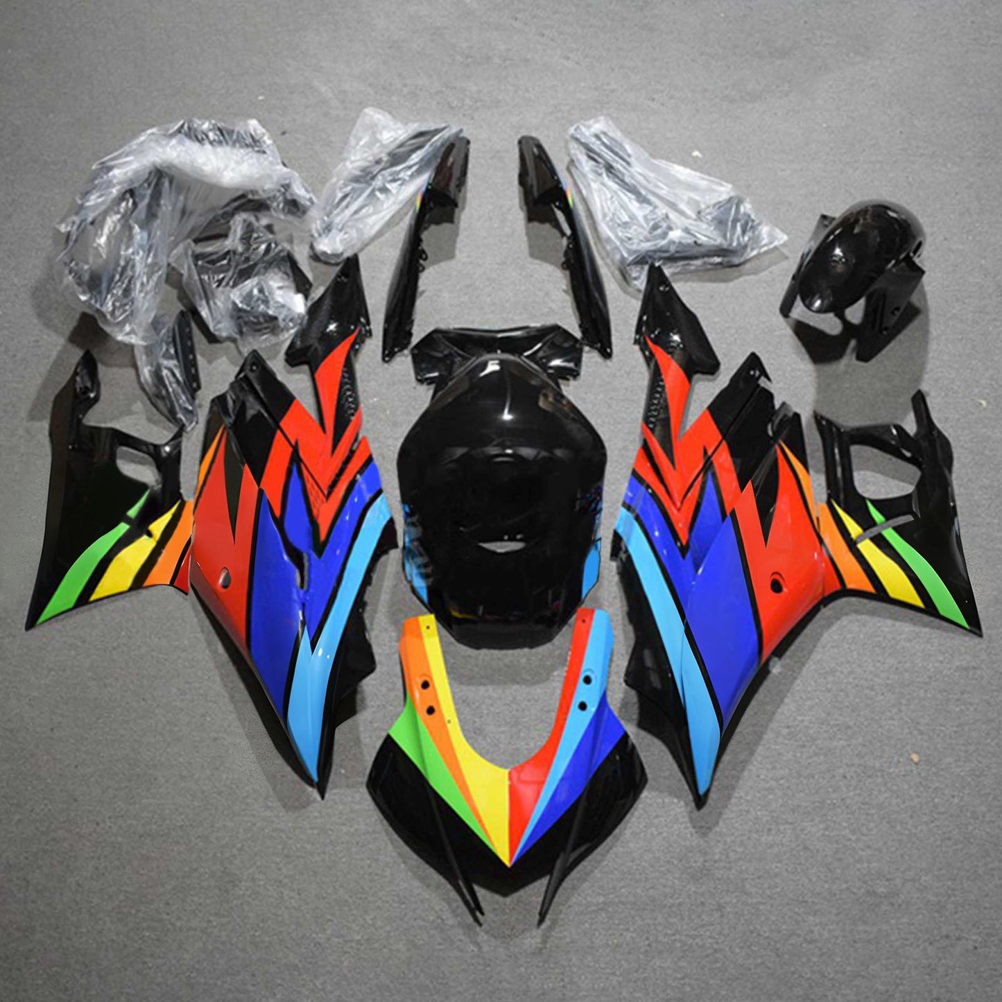 Amotopart Yamaha 2019-2021 YZF R3/YZF R25 Kit di rivestimento colorato