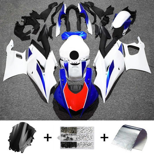 Amotopart Yamaha 2019-2021 YZF R3/YZF R25 Black Wei? kit di rivestimento rosso