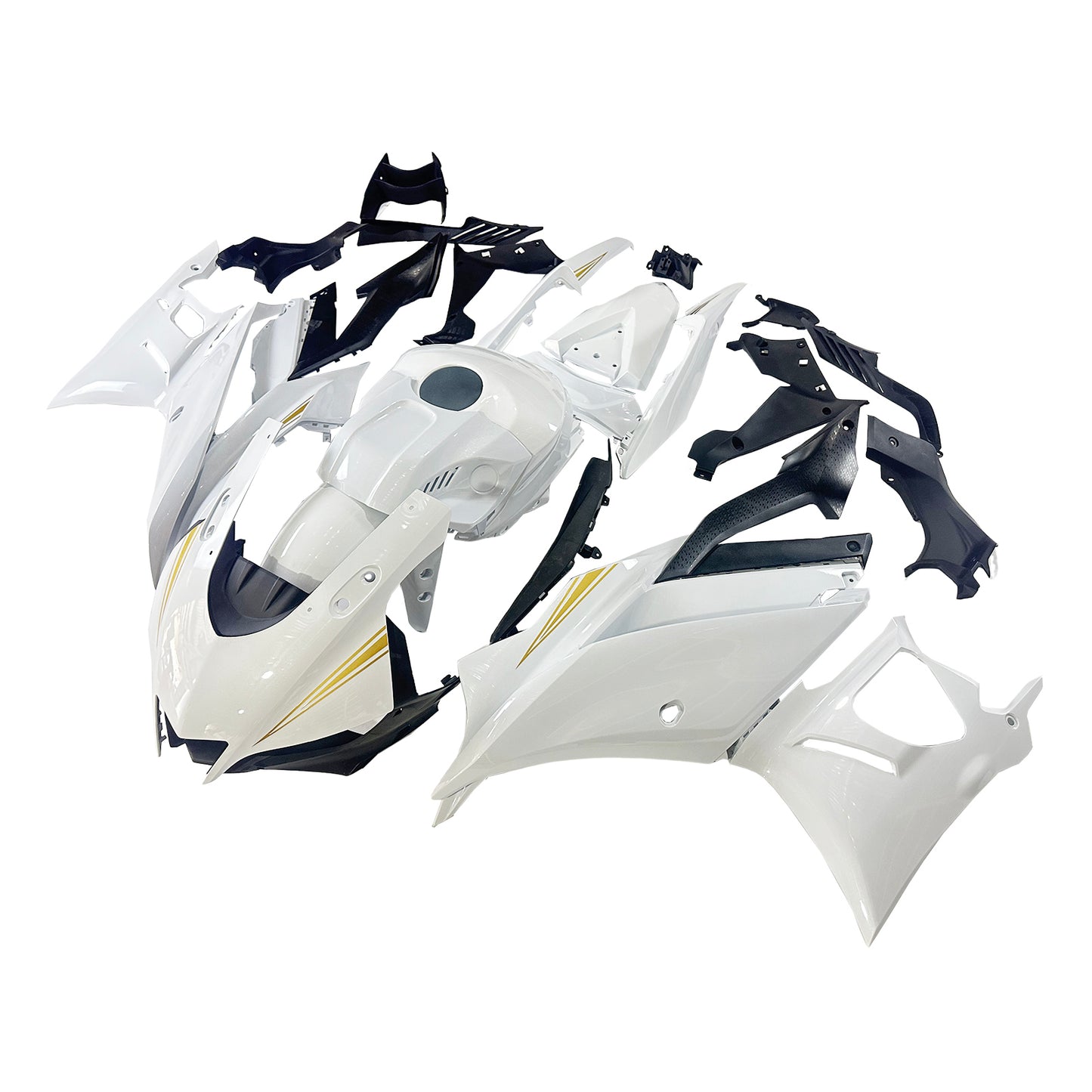 Amotopart Kit carena Yamaha YZF-R3 R25 2019-2021 Carrozzeria Plastica ABS