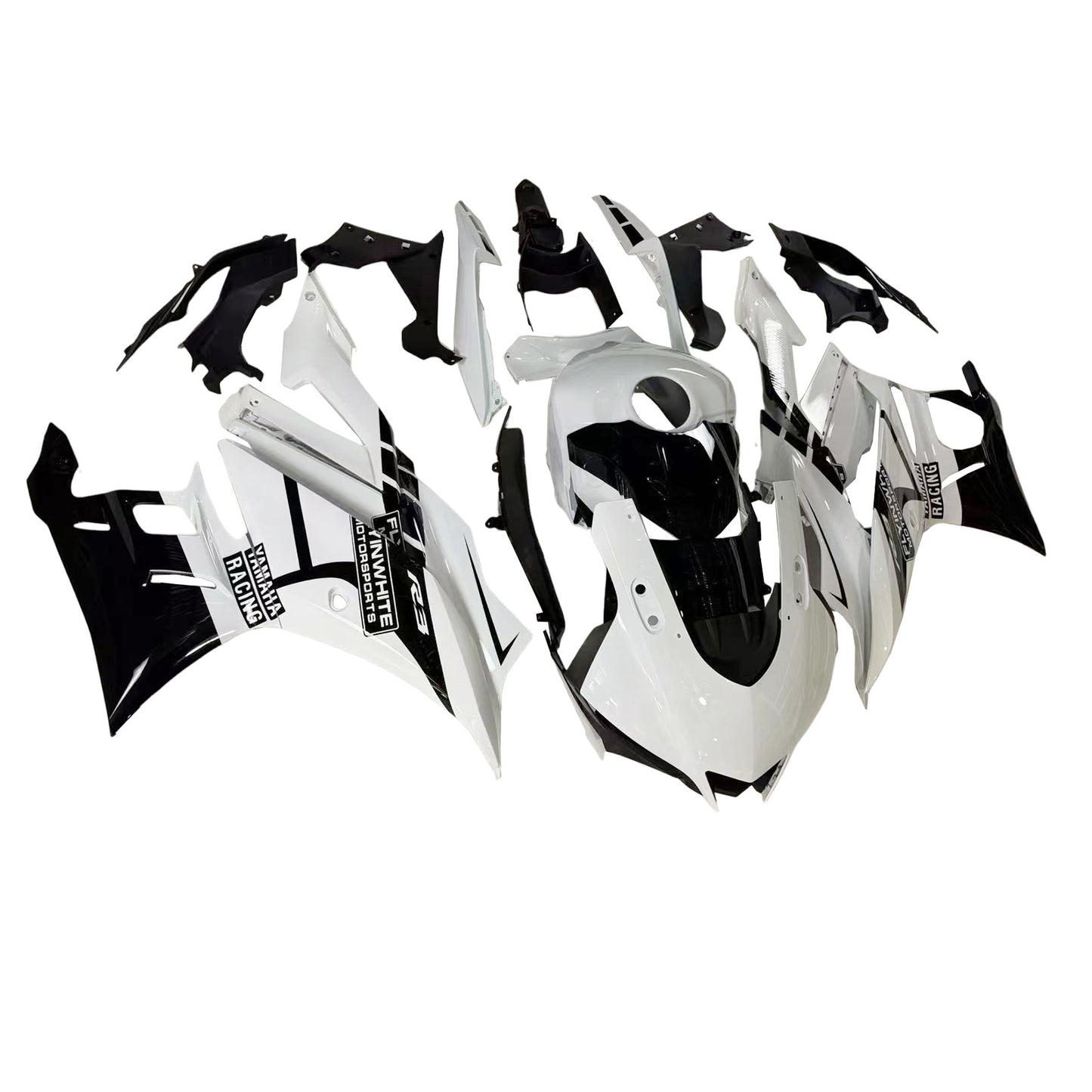 Kit carena iniezione Yamaha YZF-R3 R25 2019-2021 Carrozzeria in plastica ABS