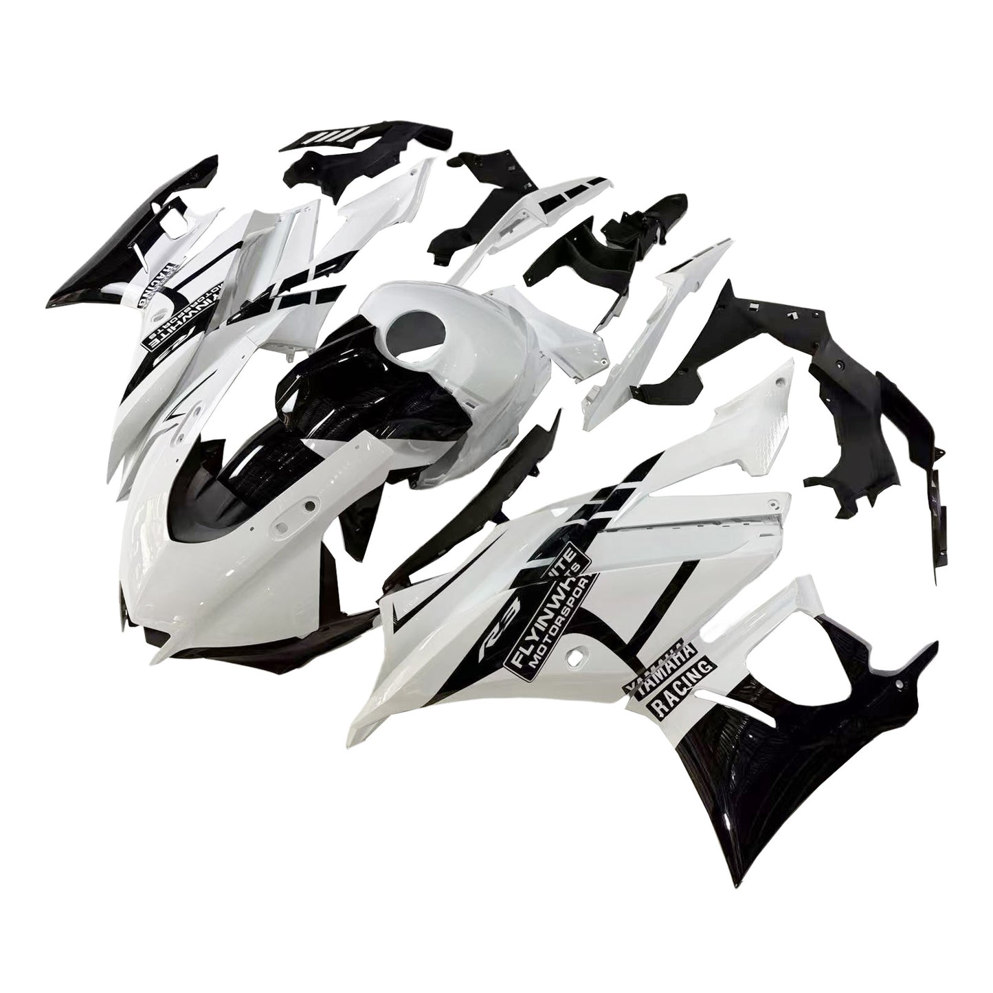 Kit carena iniezione Yamaha YZF-R3 R25 2019-2021 Carrozzeria in plastica ABS