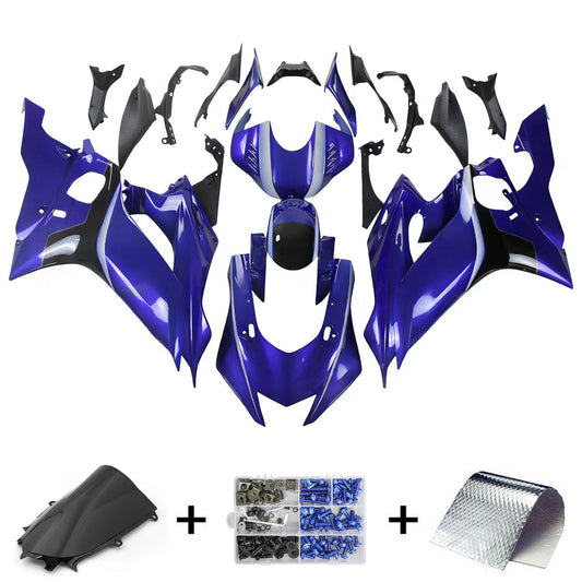 Amotopart Yamaha 2017-2020 YZF 600 R6 Kit di design blu