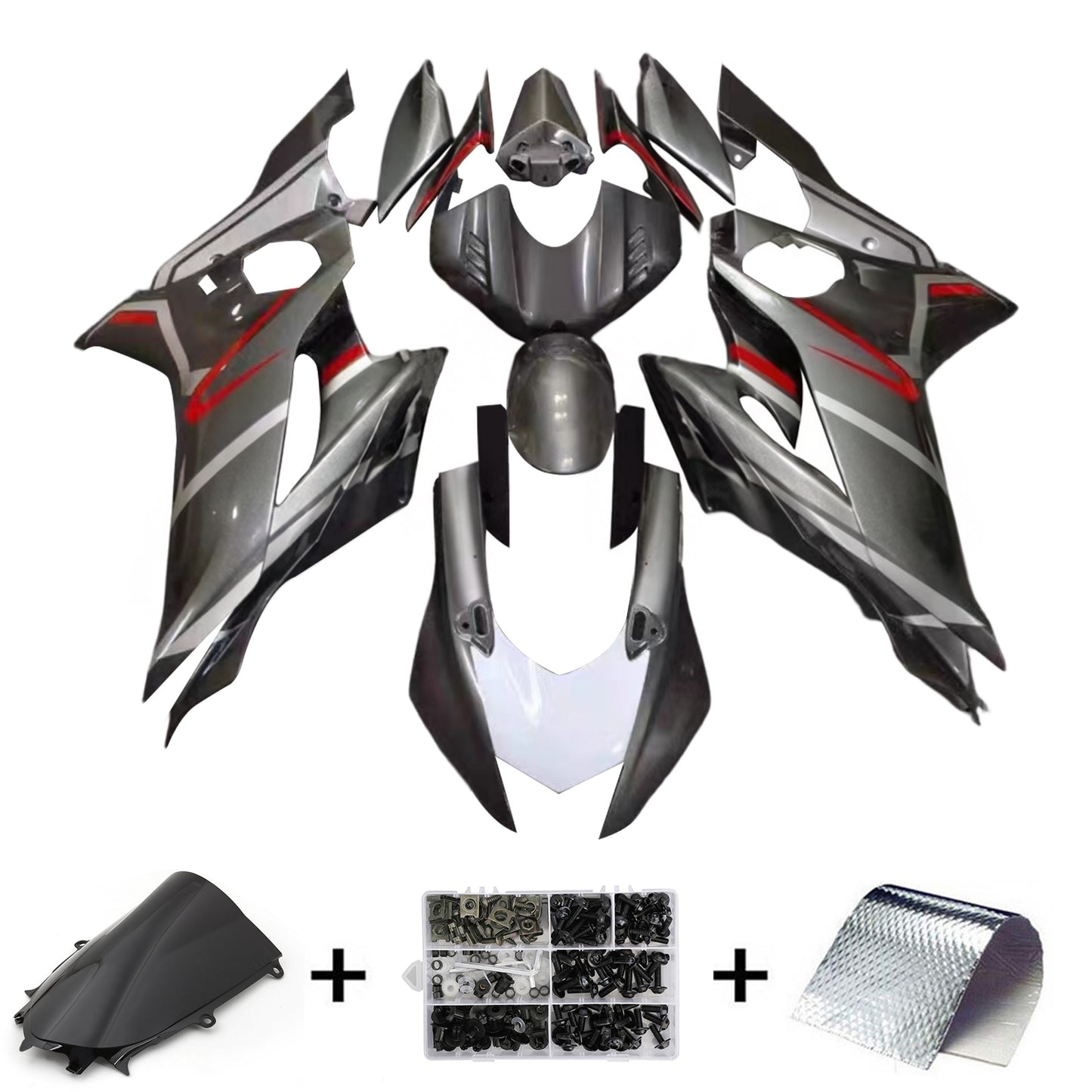 Amotopart Kit Carena Yamaha YZF-R6 2017-2022 Carrozzeria Plastica ABS