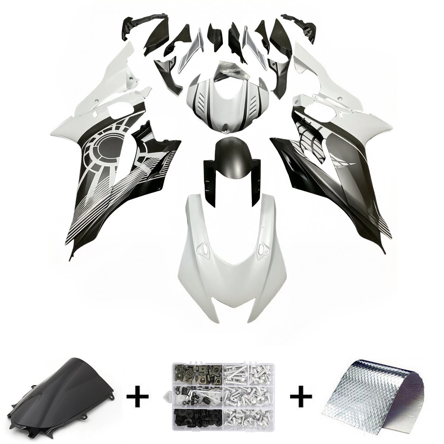Kit carenatura iniezione Yamaha YZF-R6 2017-2023 Carrozzeria in plastica ABS