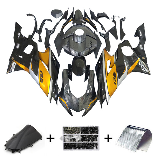 Kit carenatura iniezione Yamaha YZF-R6 2017-2023 Carrozzeria in plastica ABS