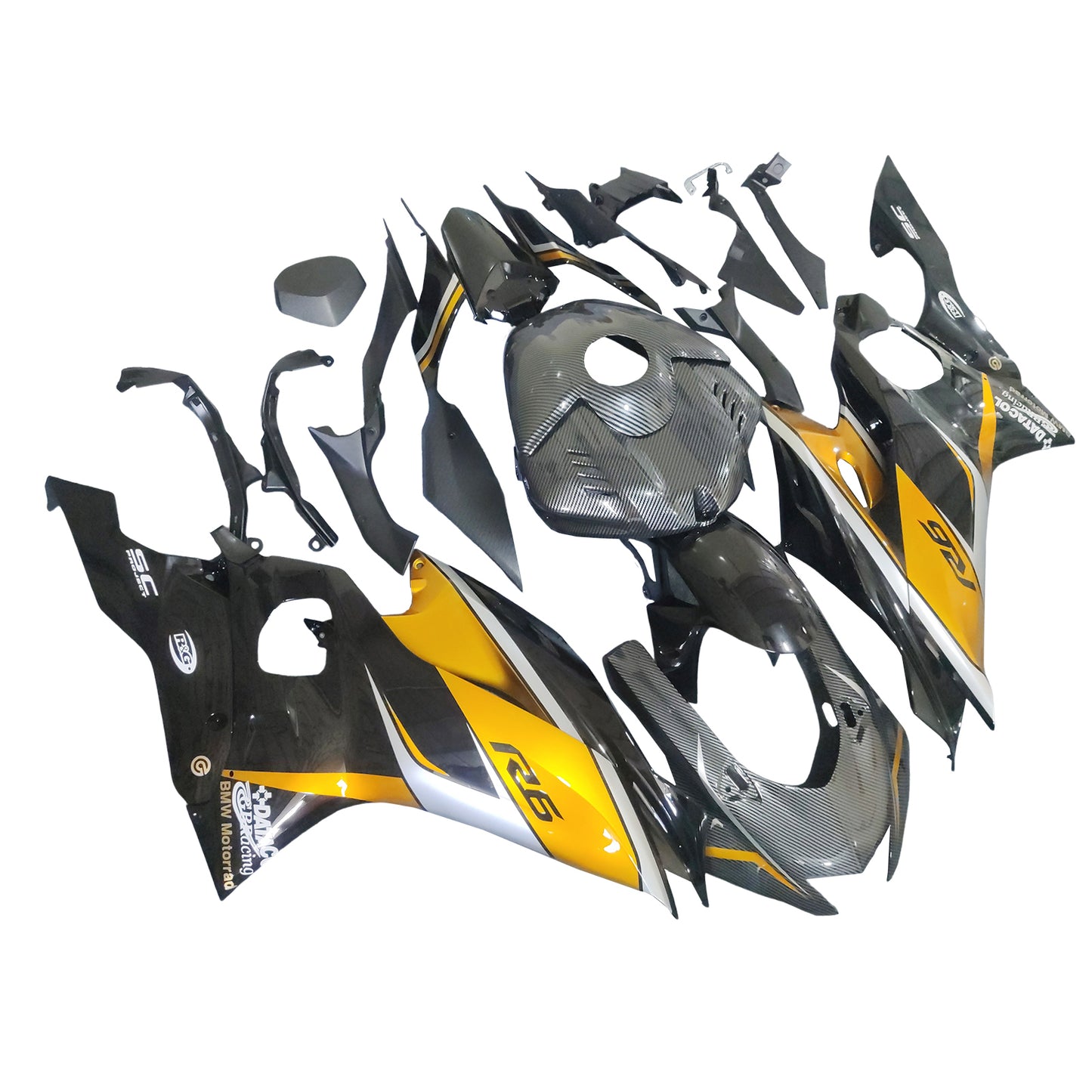 Kit carenatura iniezione Yamaha YZF-R6 2017-2023 Carrozzeria in plastica ABS
