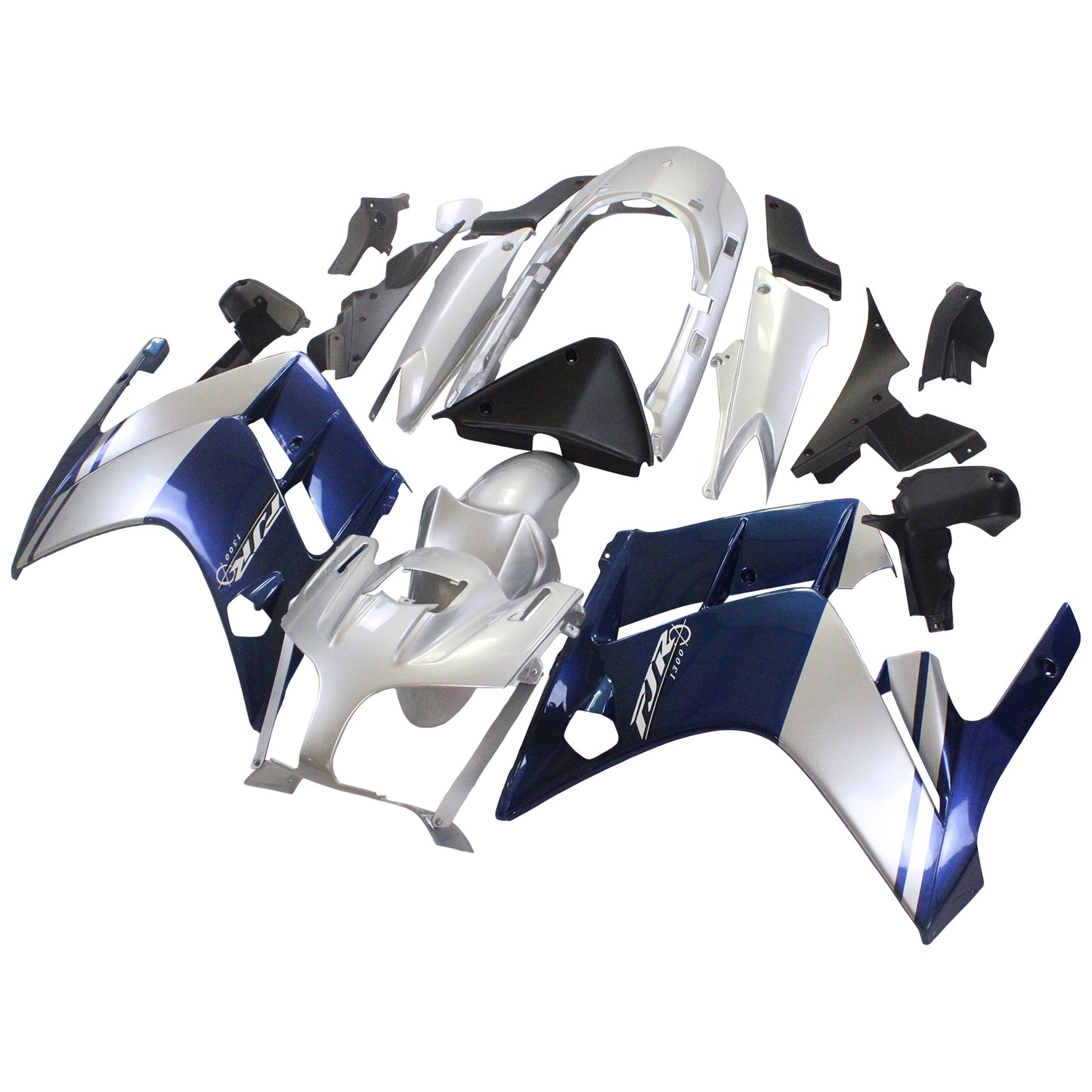 Amotopart Yamaha FJR 1300 2001-2006 Kit Carena Carrozzeria Plastica ABS