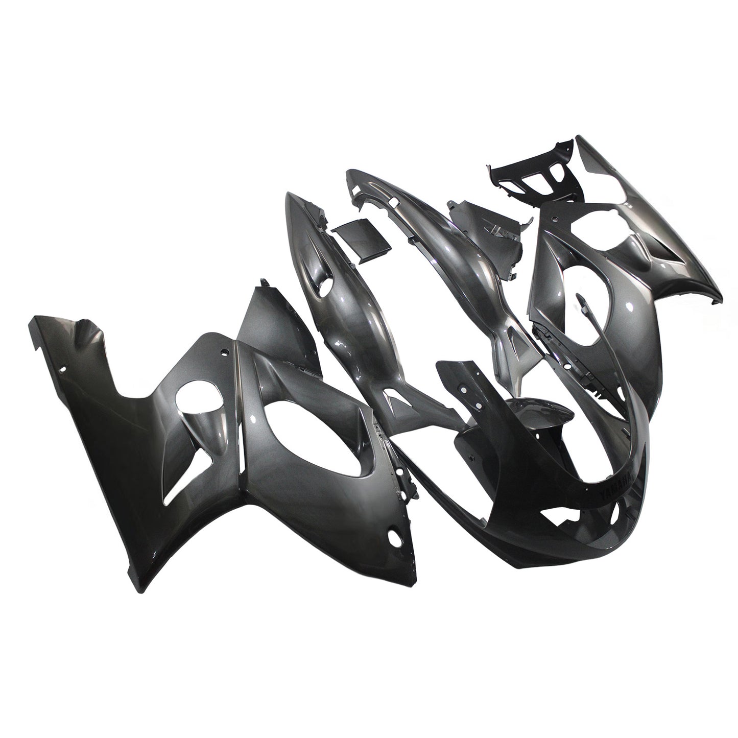 Amotopart Yamaha 1996-2007 YZF 600R Thundercat Grey Sliver Kit