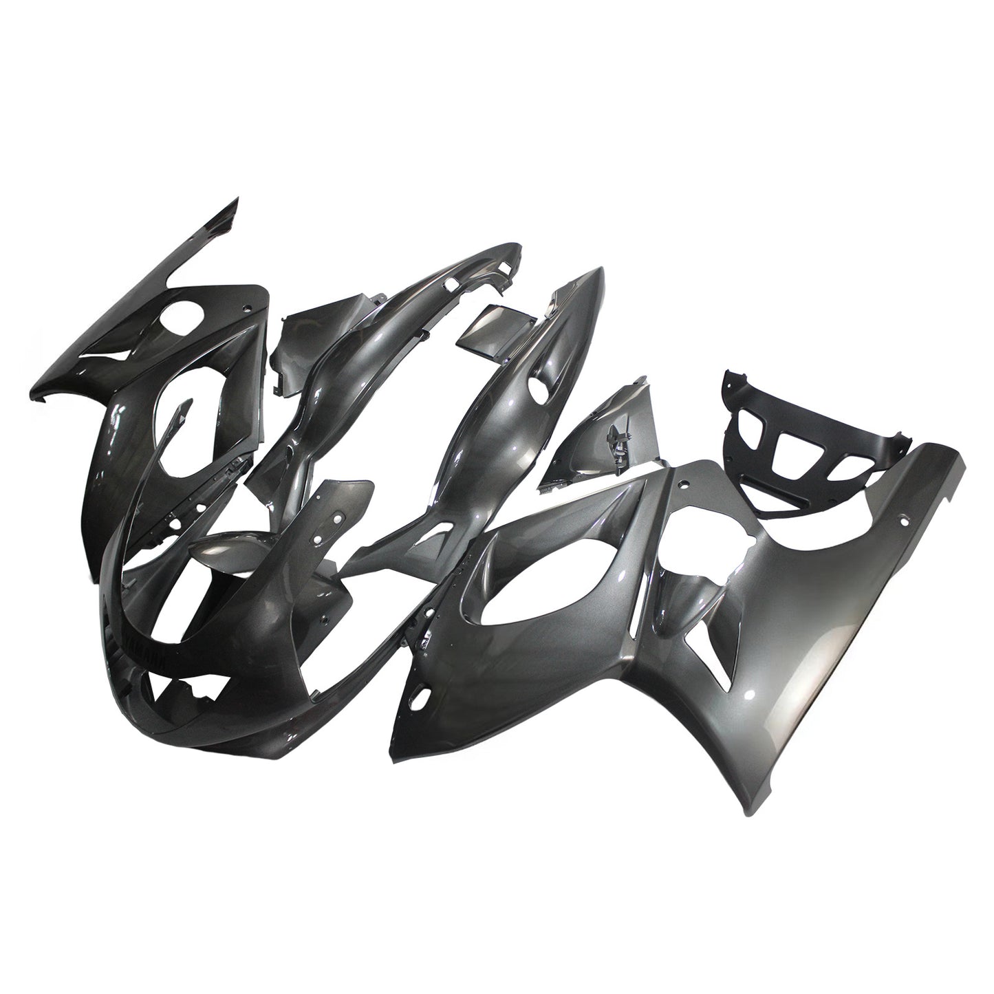 Amotopart Yamaha 1996-2007 YZF 600R Thundercat Grey Sliver Kit