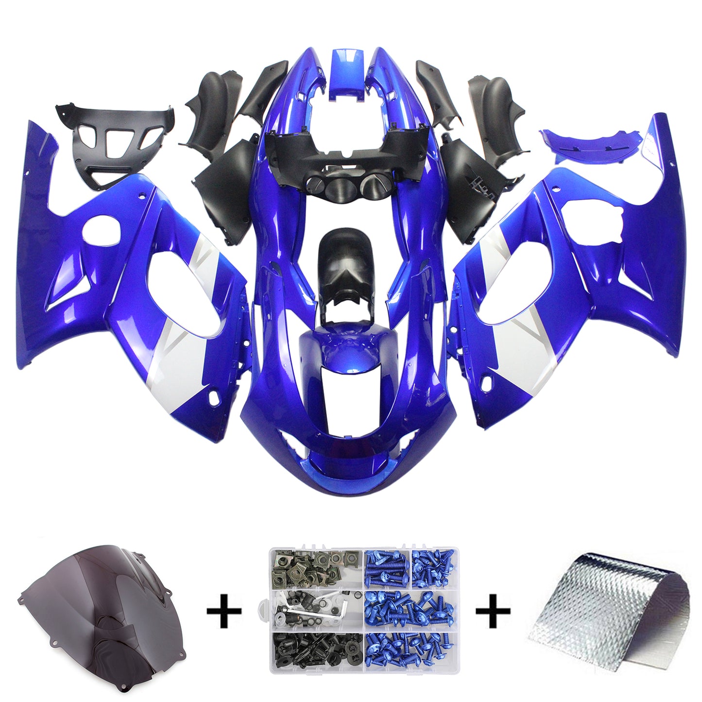 Kit carenatura per Yamaha YZF 600R Thundercat 1996-2007 Generico