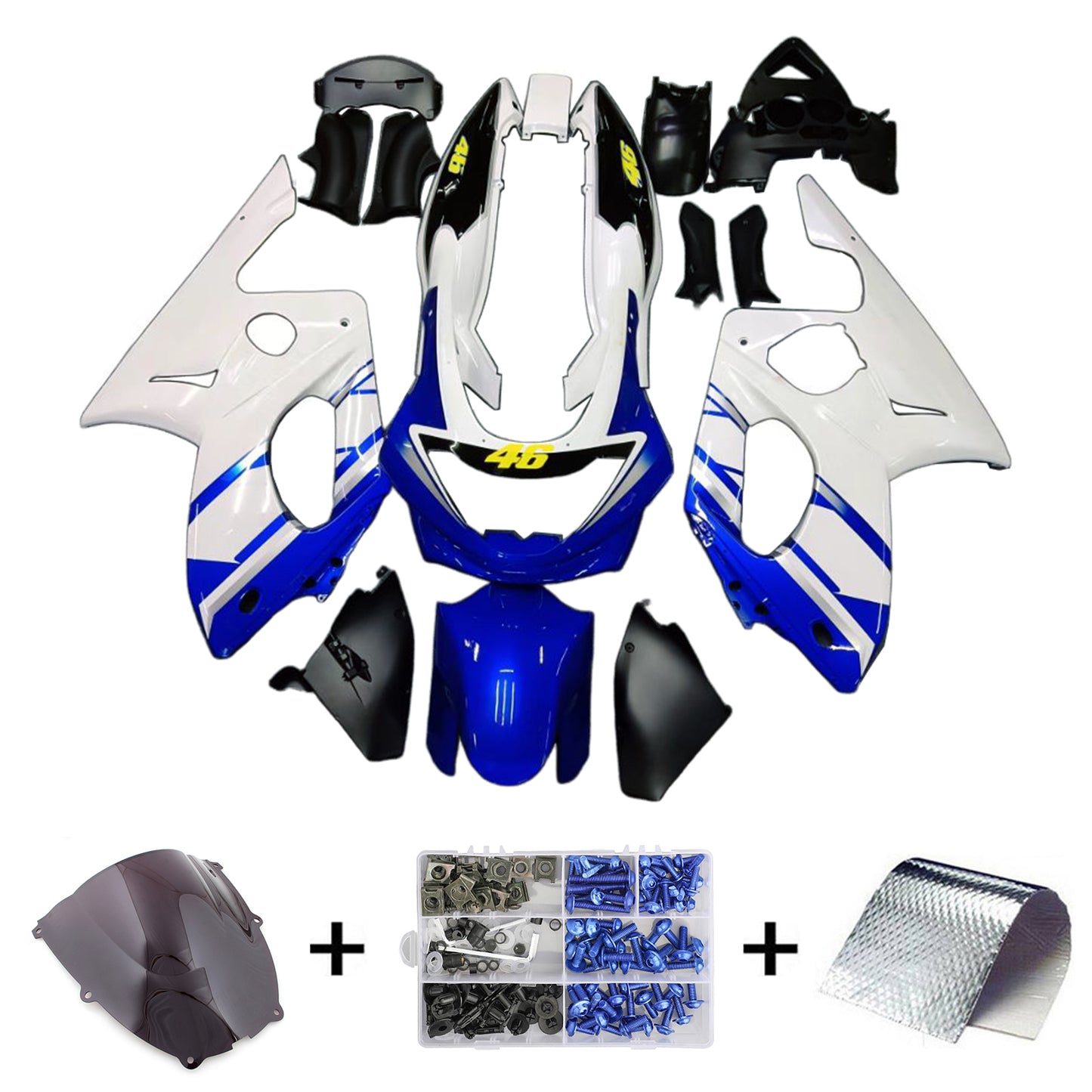 Kit carenatura per Yamaha YZF 600R Thundercat 1996-2007 Generico