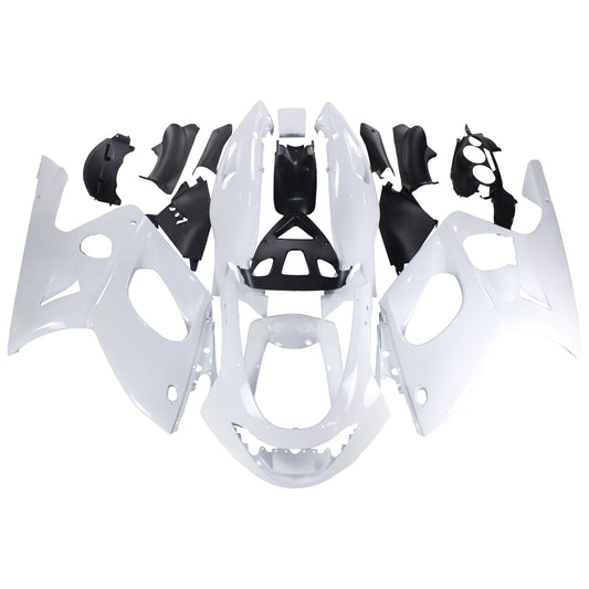 Amotopart Yamaha 1996-2007 YZF 600R Thundercat Kit di carenatura bianca nera