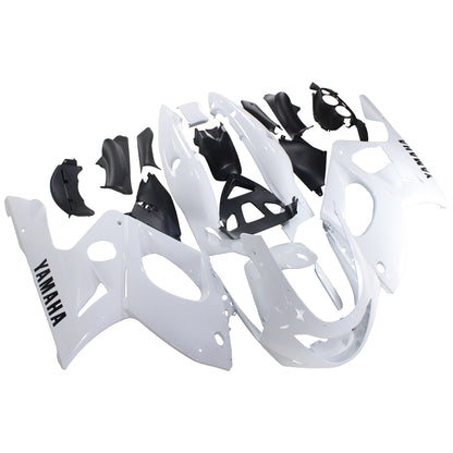 Amotopart Yamaha 1996-2007 YZF 600R Thundercat Kit di carenatura bianca nera