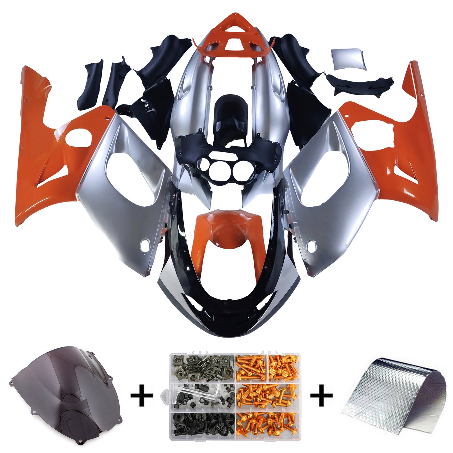 Kit carenatura per Yamaha YZF 600R Thundercat 1996-2007 Generico