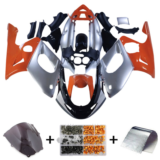 Amotopart Yamaha 1996-2007 YZF 600R Kit di spostamento arancione Thundercat arancione