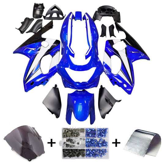 Amotopart Yamaha 1996-2007 YZF 600R Thundercat Nero Kit carenatura blu