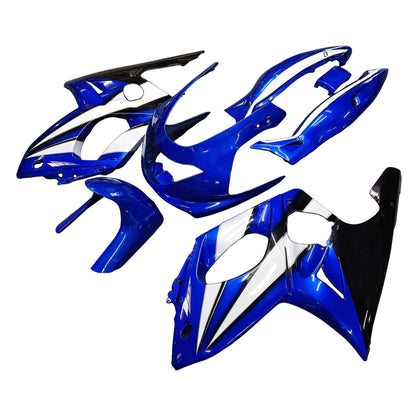 Amotopart Yamaha 1996-2007 YZF 600R Thundercat Nero Kit carenatura blu