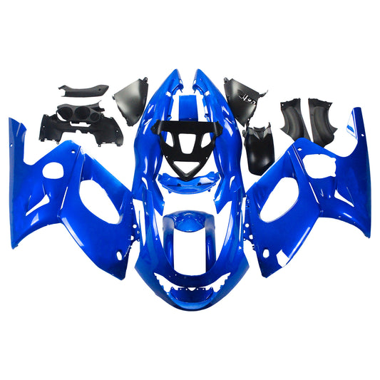 Amotopart Yamaha 1996-2007 YZF 600R Thundercat Blue White Faiting Kit
