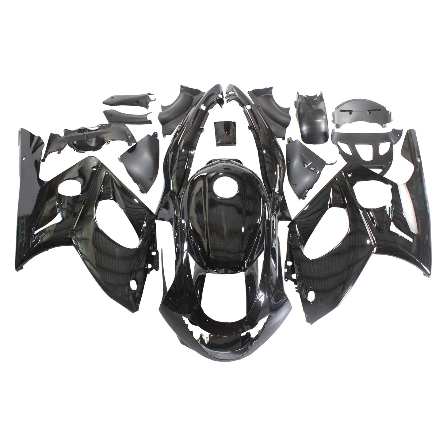 Amotopart Yamaha 1996-2007 YZF 600R Kit di abito nero Thundercat