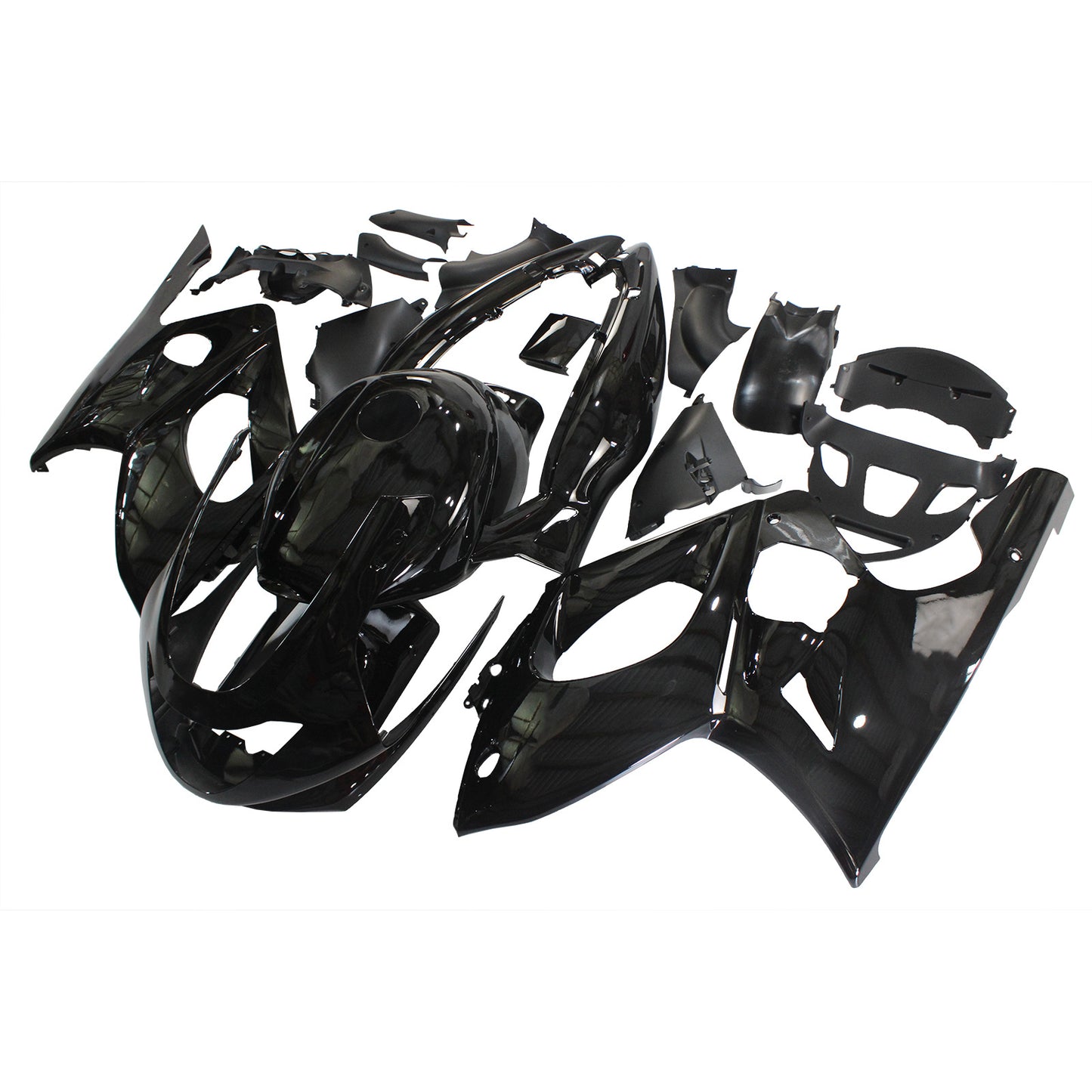 Amotopart Yamaha 1996-2007 YZF 600R Kit di abito nero Thundercat