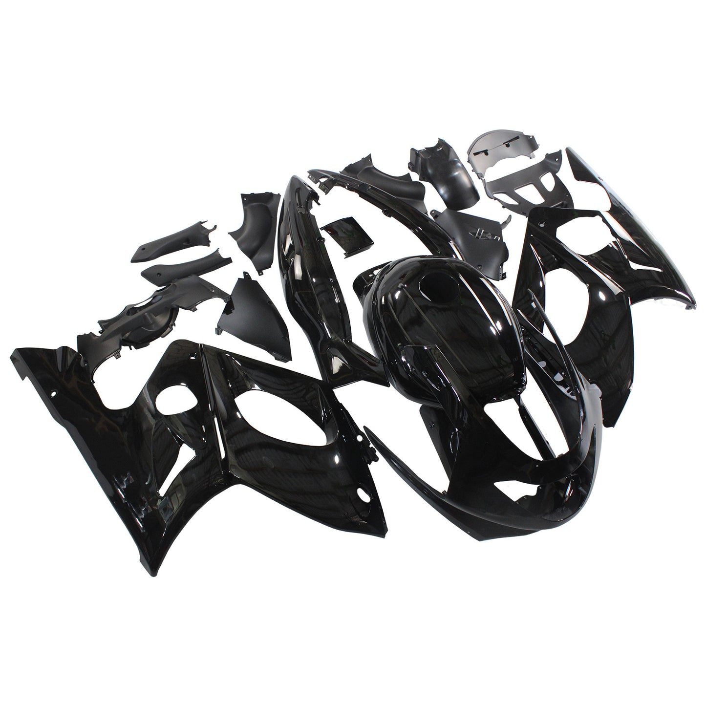 Amotopart Yamaha 1996-2007 YZF 600R Kit di abito nero Thundercat