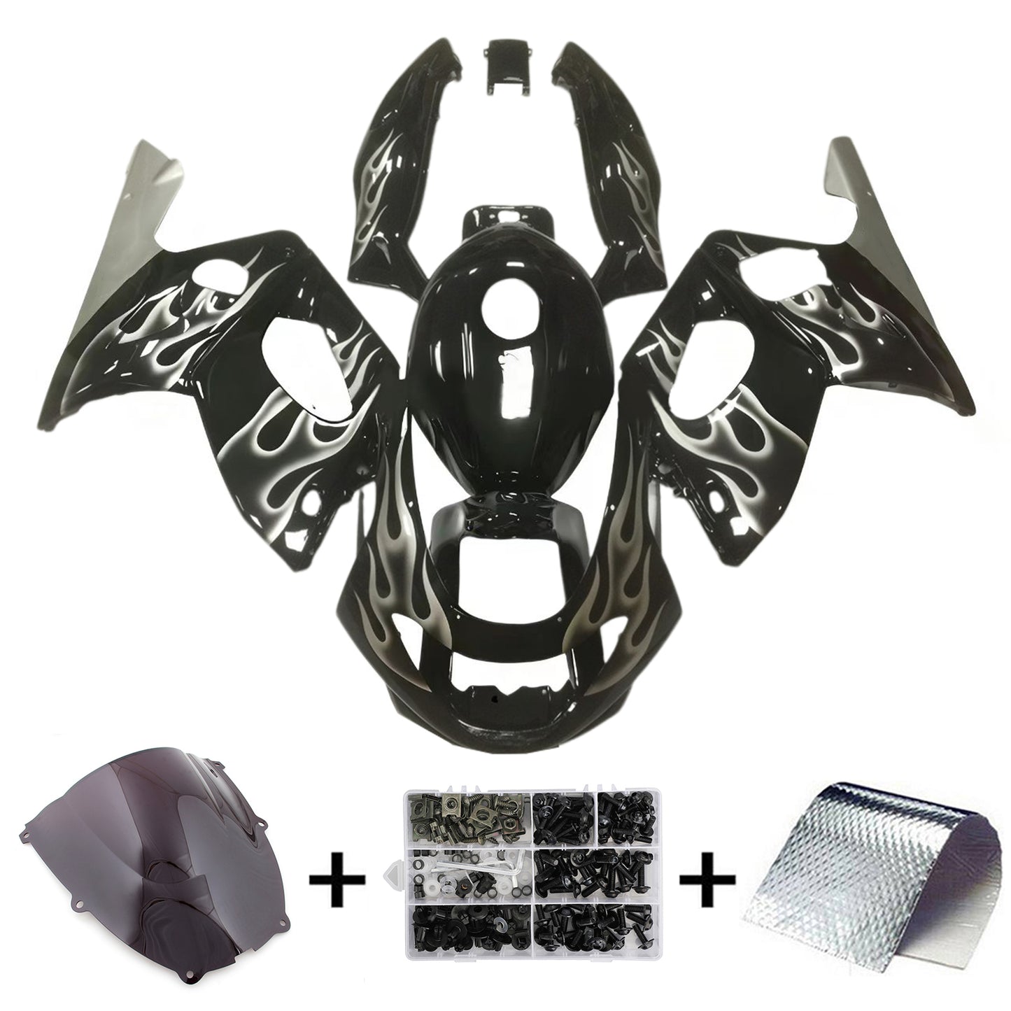 1996-2007 Yamaha YZF 600R Thundercat Kit carena iniezione Carrozzeria Plastica ABS