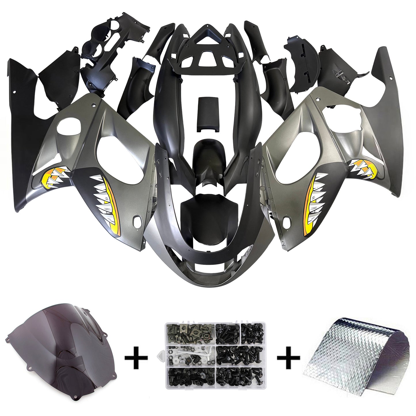 1996-2007 Yamaha YZF 600R Thundercat Kit carena iniezione Carrozzeria Plastica ABS