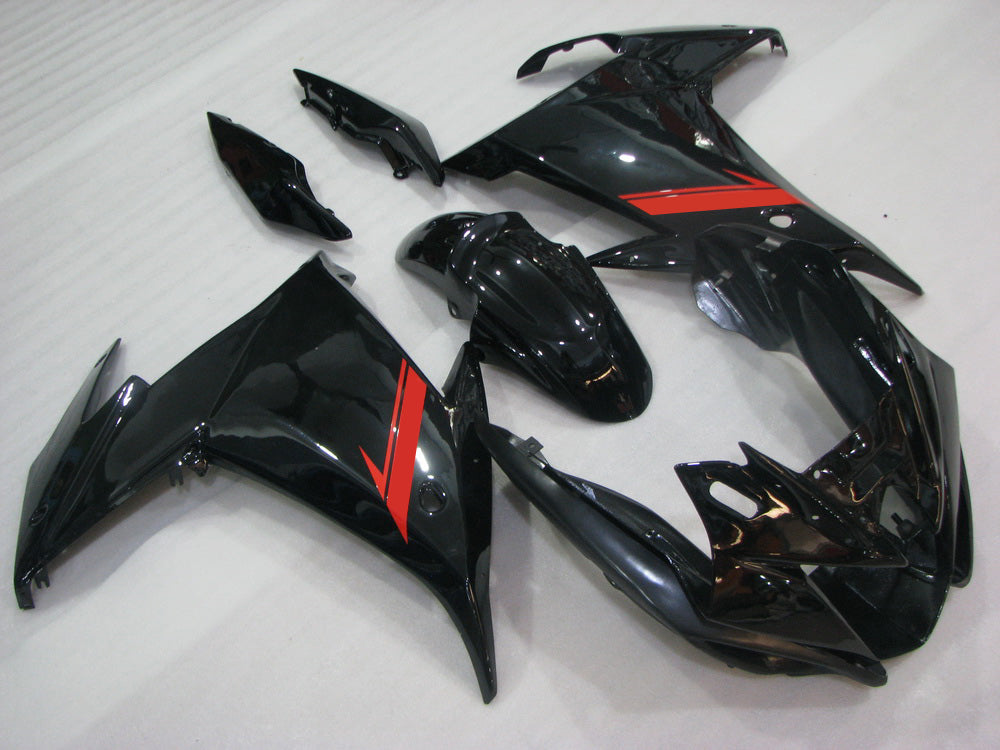 Amotopart Kit carenatura addominali in plastica adatta per Yamaha FZ6R 2009-2015