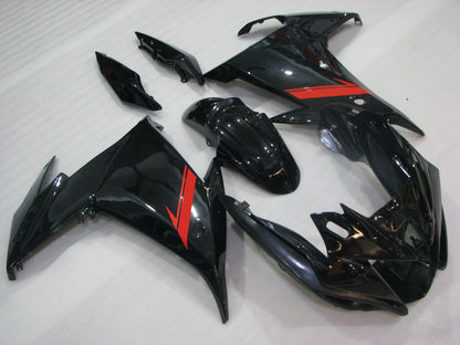 Amotopart Kit carenatura addominali in plastica adatta per Yamaha FZ6R 2009-2015