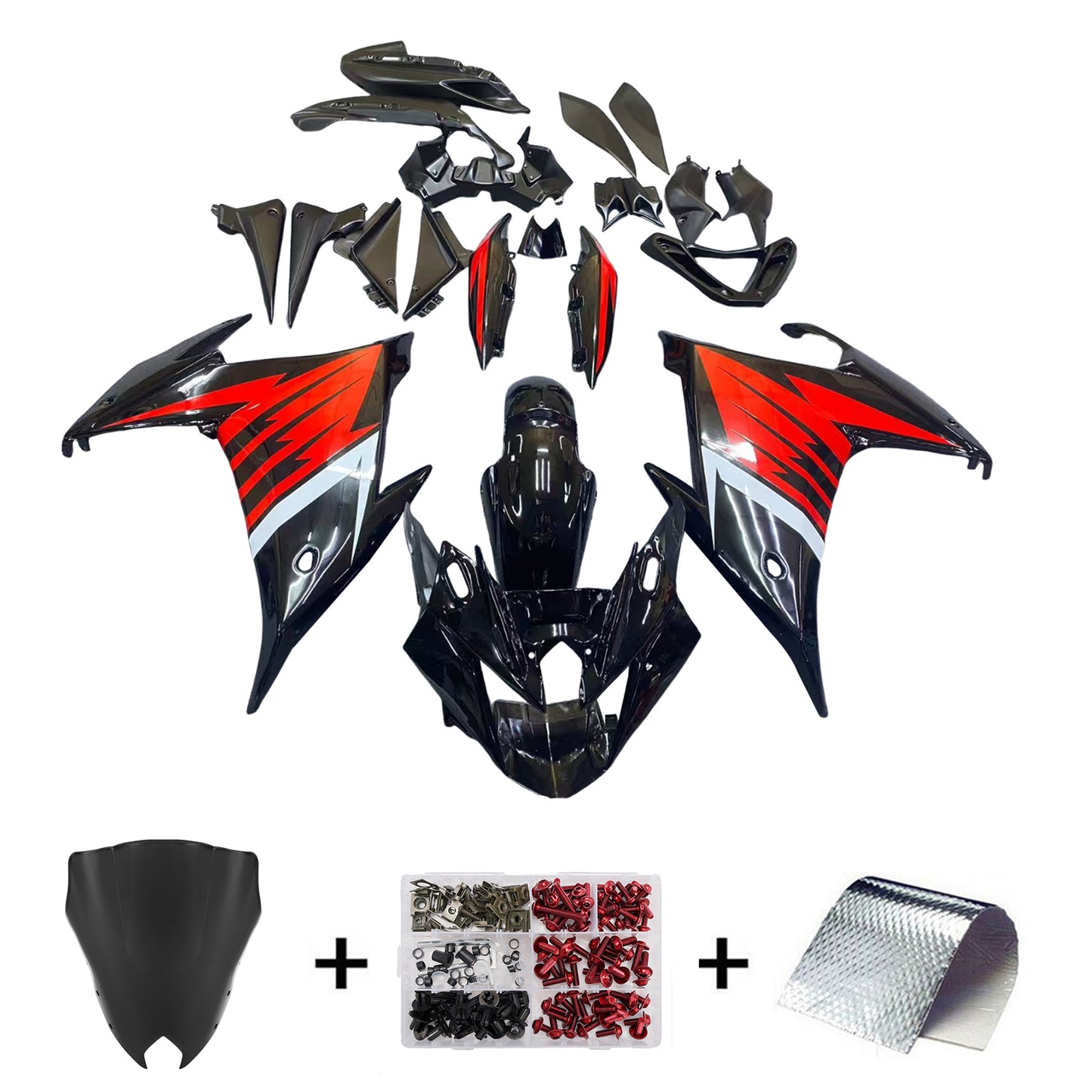 Kit carenatura per Yamaha FZ6R 2009-2015 Generico