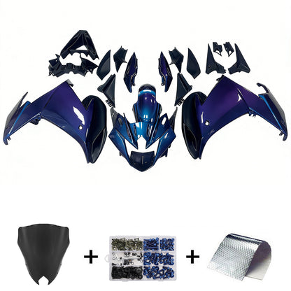 Kit carenatura addominali in plastica adatta per Yamaha FZ6R 2009-2015