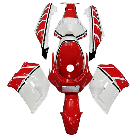 Amotopart Yamaha RZV500 / RD500 1985-1987 White Red Fearing Kit