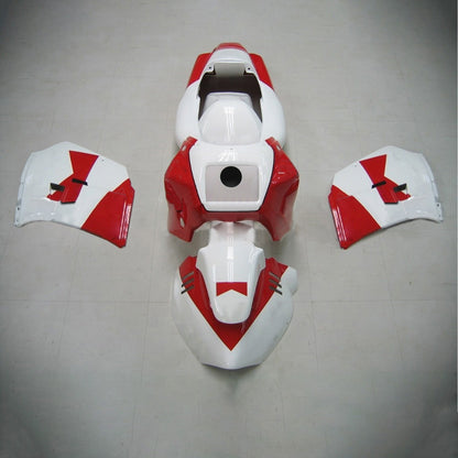 Amotopart Yamaha RZV500 / RD500 1985-1987 rosso con kit di travestimento bianco