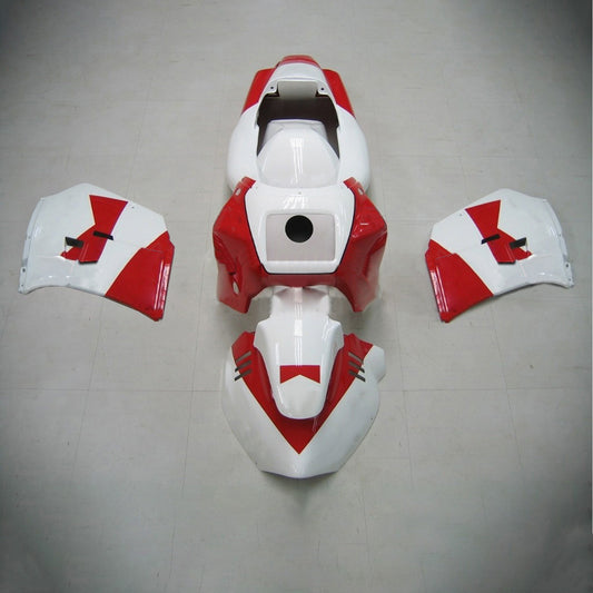 Amotopart Yamaha RZV500 / RD500 1985-1987 rosso con kit di travestimento bianco