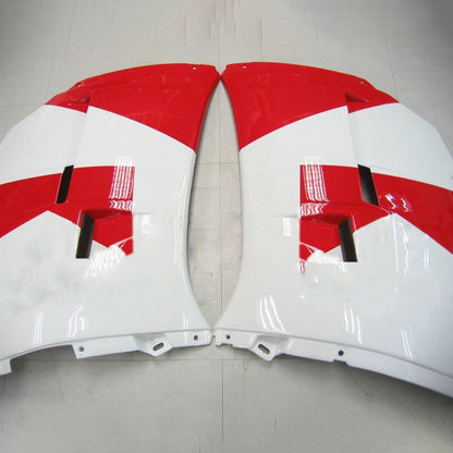 Amotopart Yamaha RZV500 / RD500 1985-1987 rosso con kit di travestimento bianco