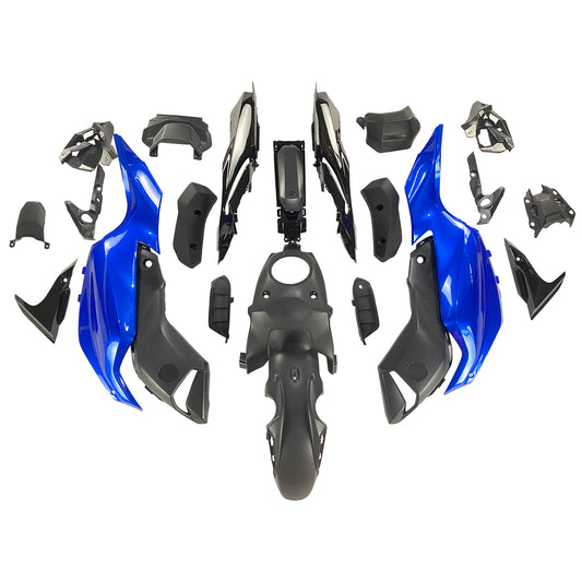 Amotopart Yamaha 2012-2017 MT07 Kit di spostamento nero blu