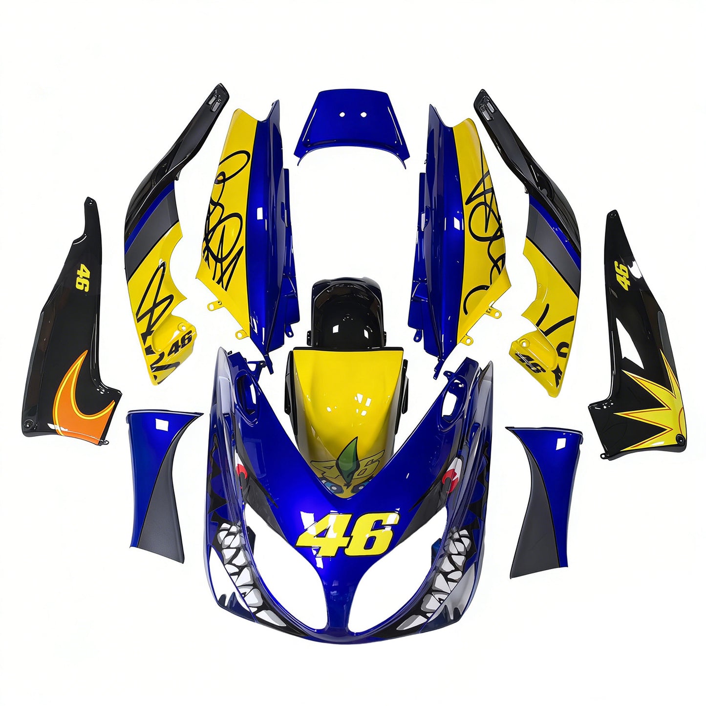 Amotopart Yamaha T-Max 2001-2007 Kit Carena Carrozzeria Plastica ABS