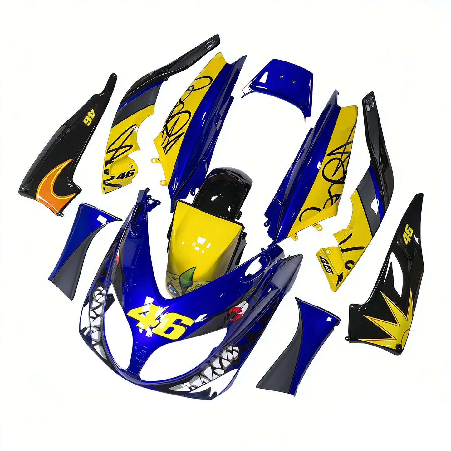 Amotopart Yamaha T-Max 2001-2007 Kit Carena Carrozzeria Plastica ABS